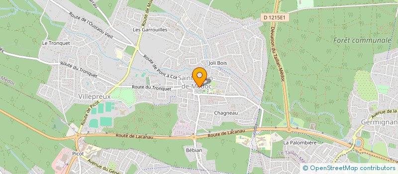 localisation de l'entreprise SCI DU JOLI BOIS  SAINT-AUBIN-DE-MEDOC