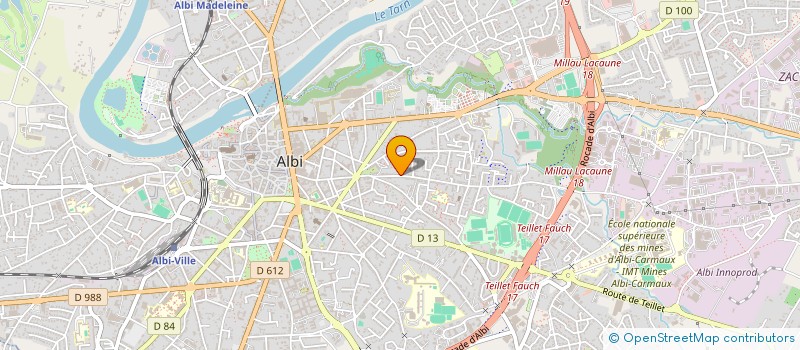 localisation de l'entreprise SCI DU JONCAS à ALBI