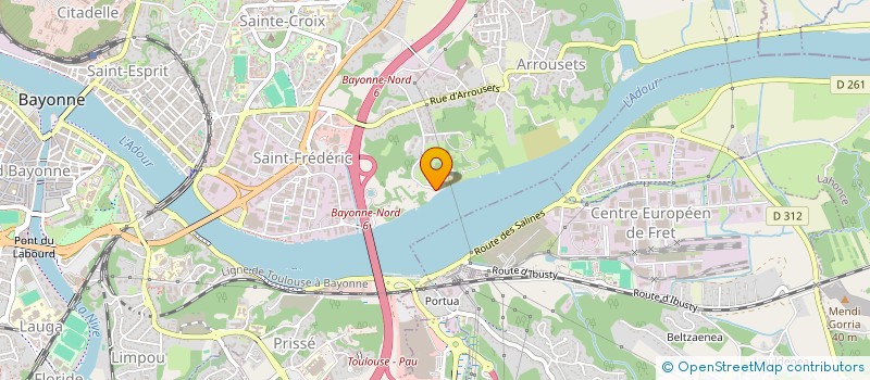 localisation de l'entreprise SCI DU JOUANCHE à BAYONNE