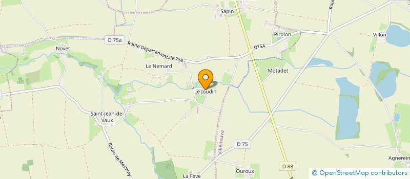 localisation de l'entreprise SCI DU JOUDIN  CHALEINS