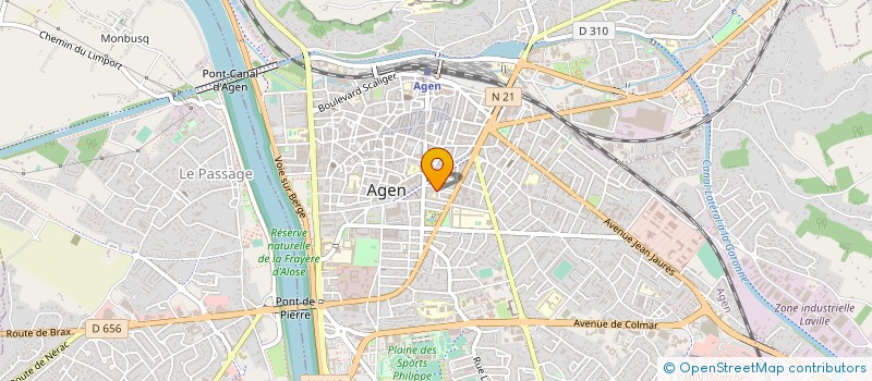 localisation de l'entreprise SCI DU JOURDAIN à AGEN