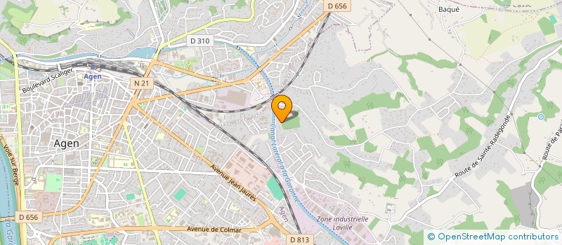 localisation de l'entreprise SCI DU JOURDAIN à BON-ENCONTRE
