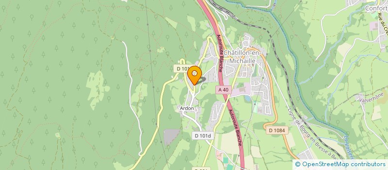 localisation de l'entreprise SCI DU JOURNANS à VALSERHONE