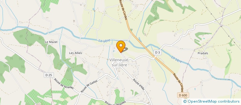 localisation de l'entreprise SCI DU JOUVENAL  VILLENEUVE-SUR-VERE