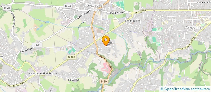 localisation de l'entreprise SCI DU JULIN  BRINDAS