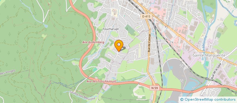 localisation de l'entreprise SCI DU KEMBERG à SAINT-DIE-DES-VOSGES