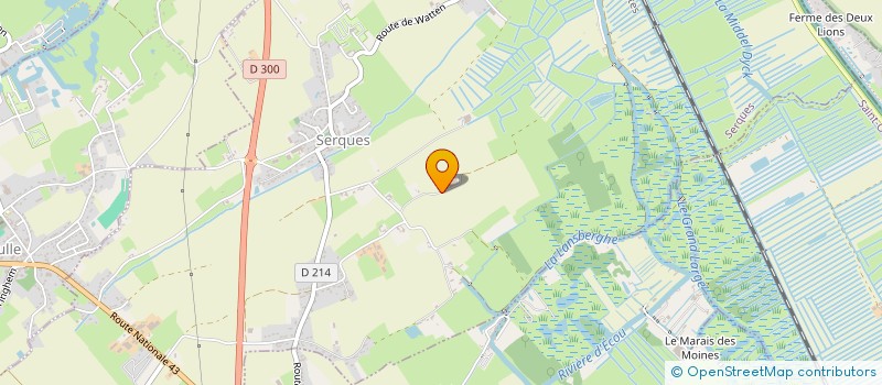 localisation de l'entreprise SCI DU KERBEQUET  SERQUES