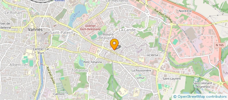 localisation de l'entreprise SCI DU KERMAIN à VANNES