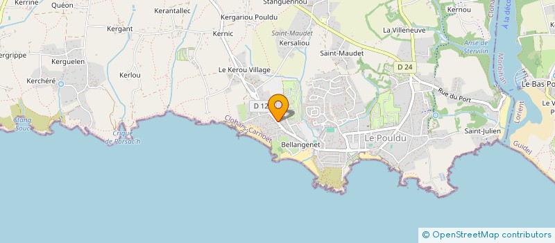 localisation de l'entreprise SCI DU KEROU  CLOHARS-CARNOET