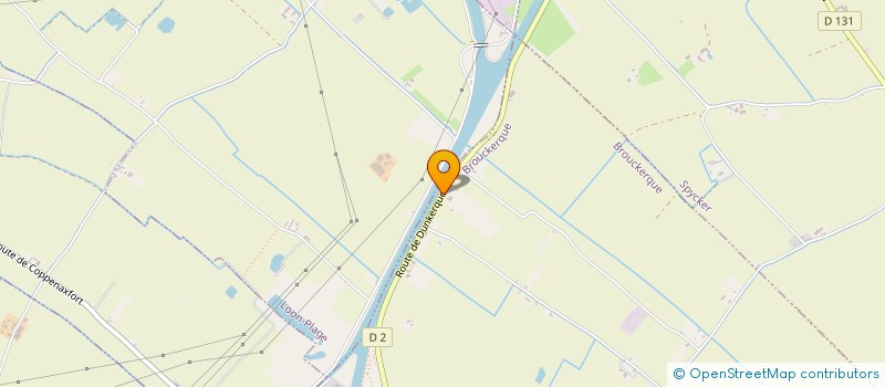 localisation de l'entreprise SCI DU KLAP HOUCK  BROUCKERQUE