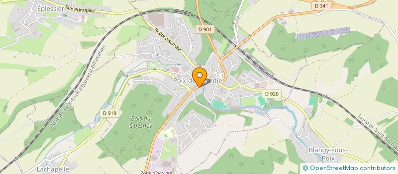 localisation de l'entreprise SCI DU L A C  POIX-DE-PICARDIE