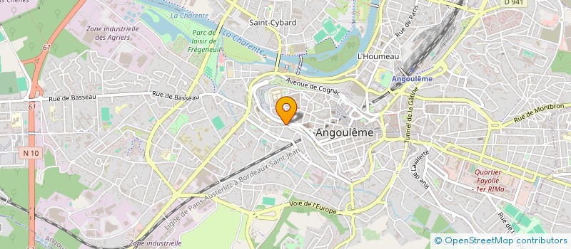 localisation de l'entreprise SCI DU LABEUR à ANGOULEME