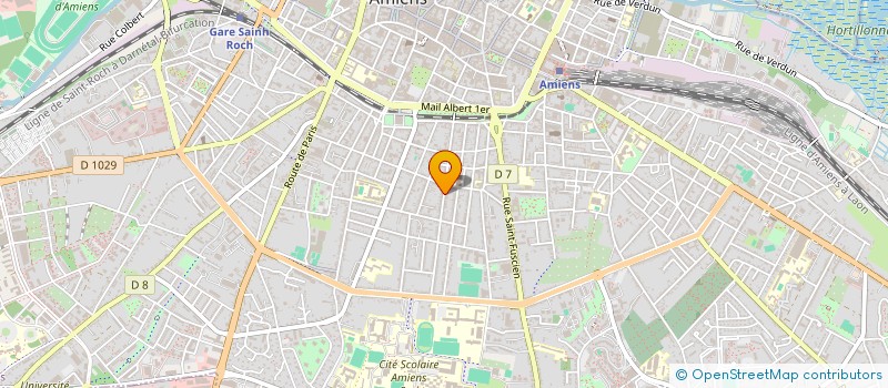localisation de l'entreprise SCI DU LABORATOIRE CASERNE FRIANT à AMIENS