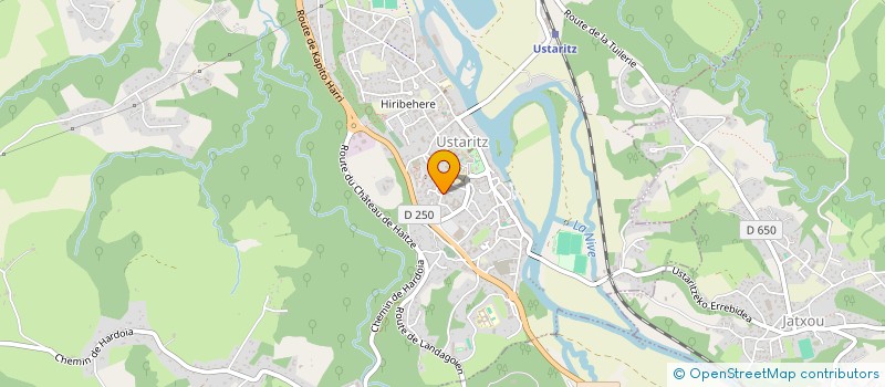 localisation de l'entreprise SCI DU LABOUR  USTARITZ