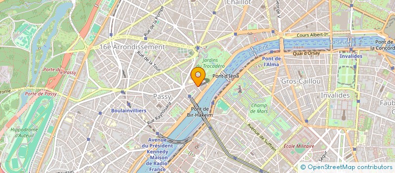 localisation de l'entreprise SCI DU LABRADOR  PARIS