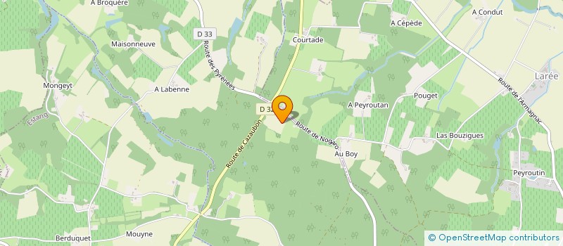 localisation de l'entreprise SCI DU LABRANA  MONCLAR