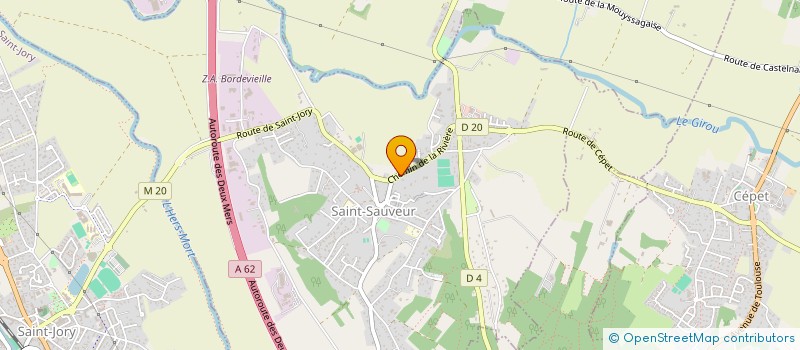 localisation de l'entreprise SCI DU LAC à SAINT-SAUVEUR