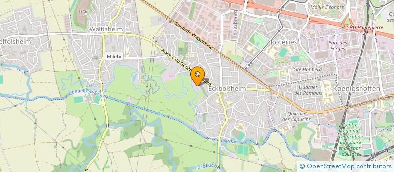 localisation de l'entreprise SCI DU LAC  ECKBOLSHEIM