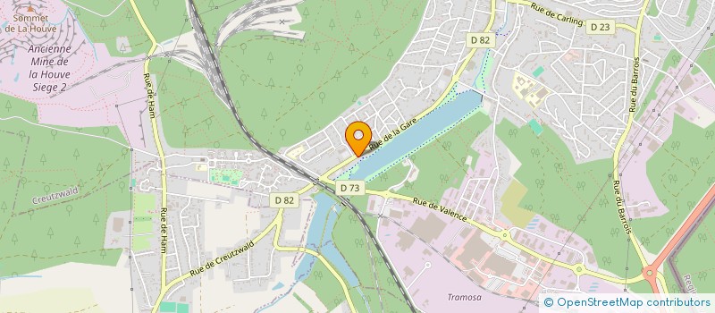 localisation de l'entreprise SCI DU LAC à CREUTZWALD