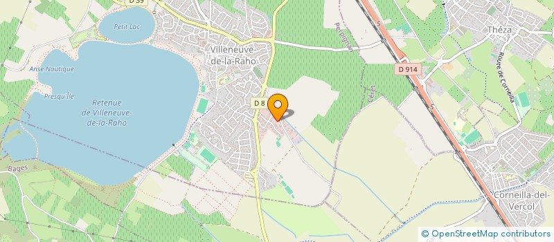 localisation de l'entreprise SCI DU LAC  VILLENEUVE-DE-LA-RAHO