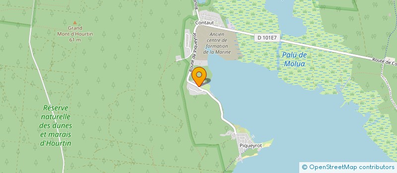 localisation de l'entreprise SCI DU LAC  HOURTIN