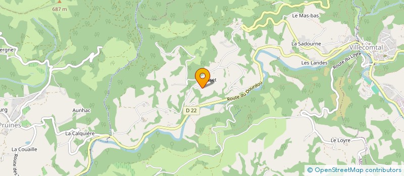 localisation de l'entreprise SCI DU LAC  VALADY