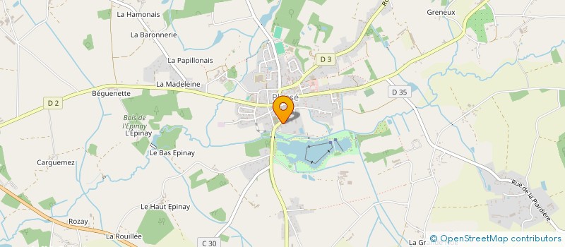 localisation de l'entreprise SCI DU LAC  PLESSE