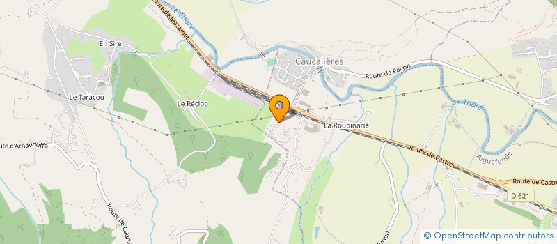 localisation de l'entreprise SCI DU LAC  AIGUEFONDE