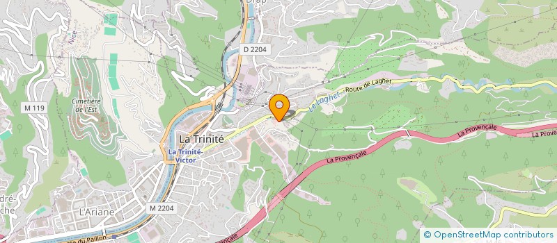 localisation de l'entreprise SCI DU LAC à LA TRINITE