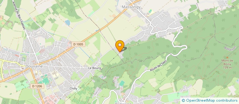 localisation de l'entreprise SCI DU LAC  SCIEZ