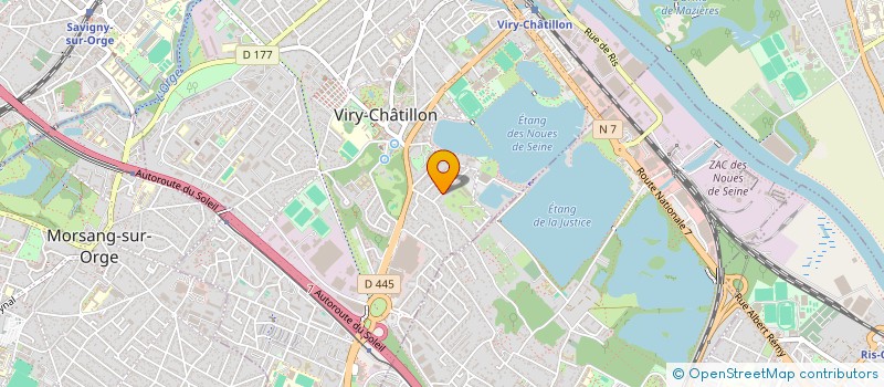 localisation de l'entreprise SCI DU LAC à VIRY-CHATILLON