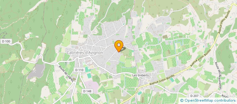 localisation de l'entreprise SCI DU LAC  CABRIERES-D'AVIGNON