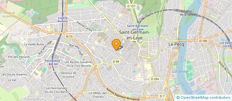 localisation de l'entreprise SCI DU LAC  SAINT-GERMAIN-EN-LAYE