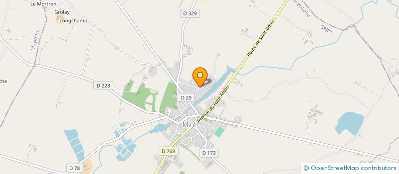 localisation de l'entreprise SCI DU LAC  MIRE