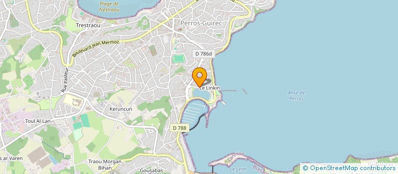 localisation de l'entreprise SCI DU LAC  PERROS-GUIREC