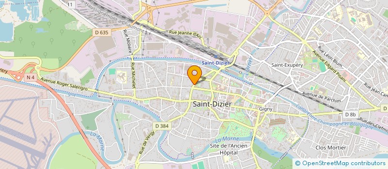 localisation de l'entreprise SCI DU LAC à SAINT-DIZIER