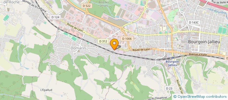 localisation de l'entreprise SCI DU LAC  DOMARIN