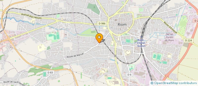 localisation de l'entreprise SCI DU LAC  MALAUZAT