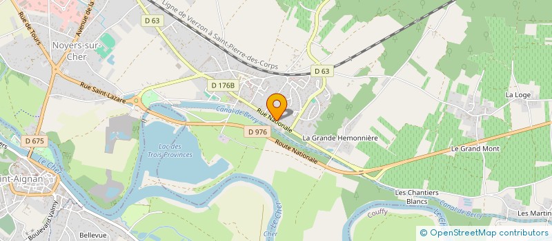 localisation de l'entreprise SCI DU LAC  THESEE