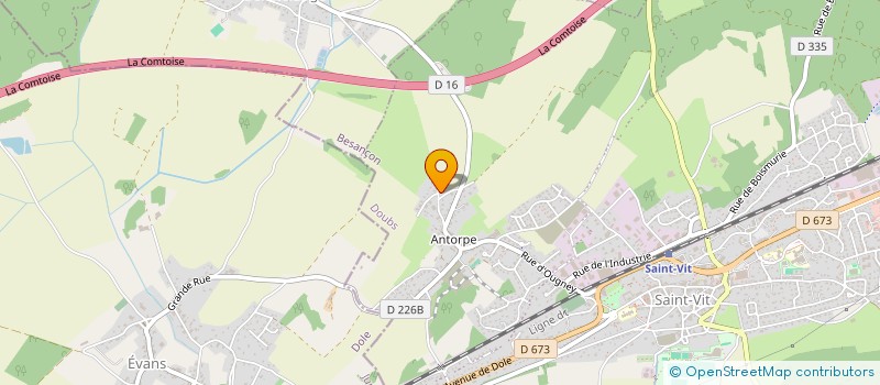 localisation de l'entreprise SCI DU LAC  SAINT-VIT