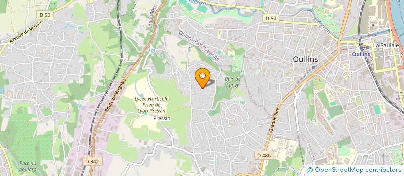 localisation de l'entreprise SCI DU LAC  SAINT-GENIS-LAVAL