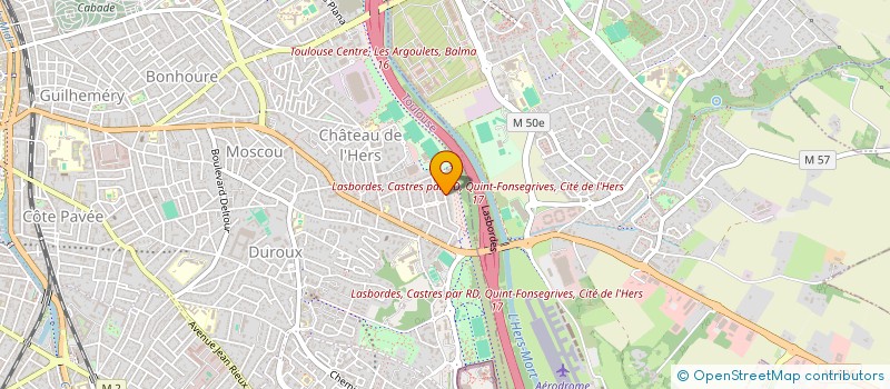 localisation de l'entreprise SCI DU LAC à TOULOUSE