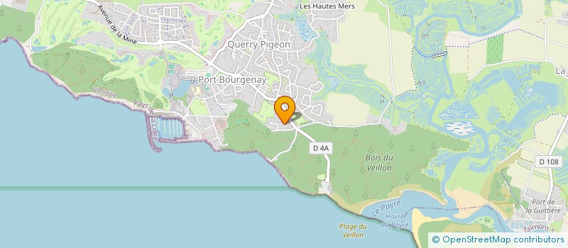 localisation de l'entreprise SCI DU LAC  TALMONT-SAINT-HILAIRE