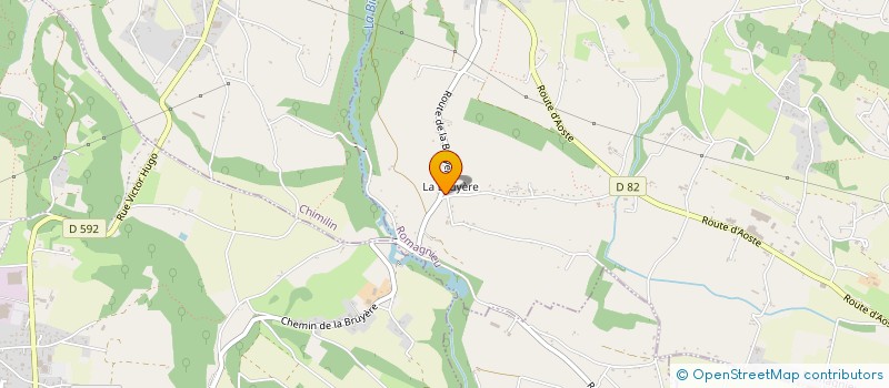 localisation de l'entreprise SCI DU LAC  ROMAGNIEU