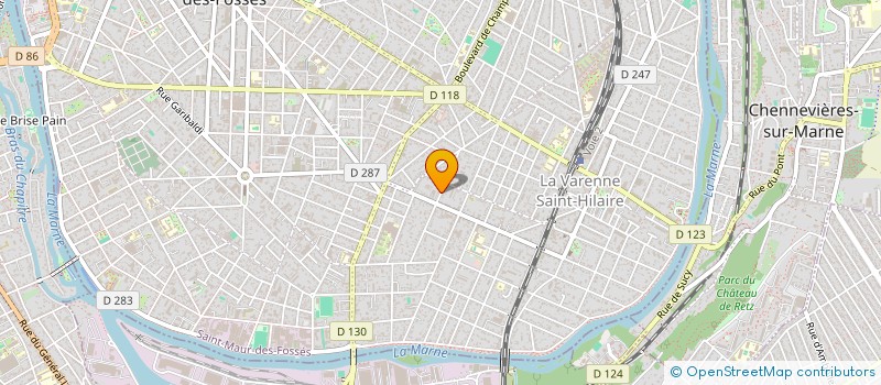 localisation de l'entreprise SCI DU LAC à SAINT-MAUR-DES-FOSSES