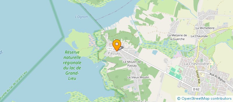 localisation de l'entreprise SCI DU LAC  LA CHEVROLIERE