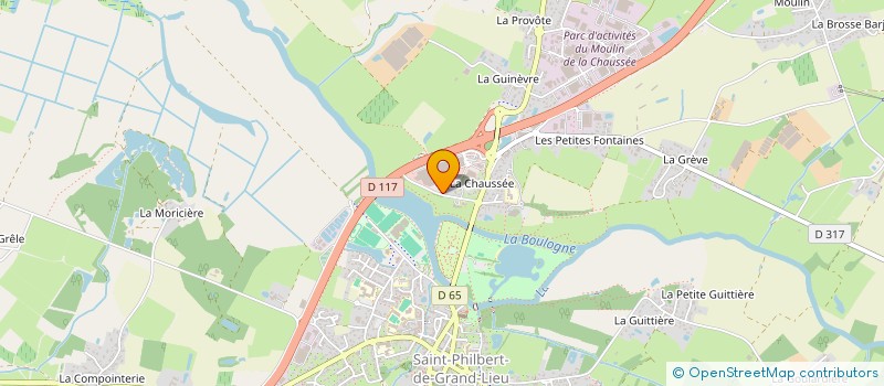 localisation de l'entreprise SCI DU LAC  SAINT-PHILBERT-DE-GRAND-LIEU