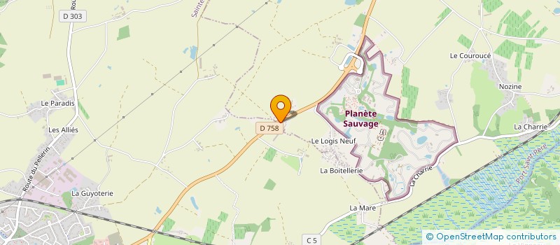 localisation de l'entreprise SCI DU LAC  PORT-SAINT-PERE