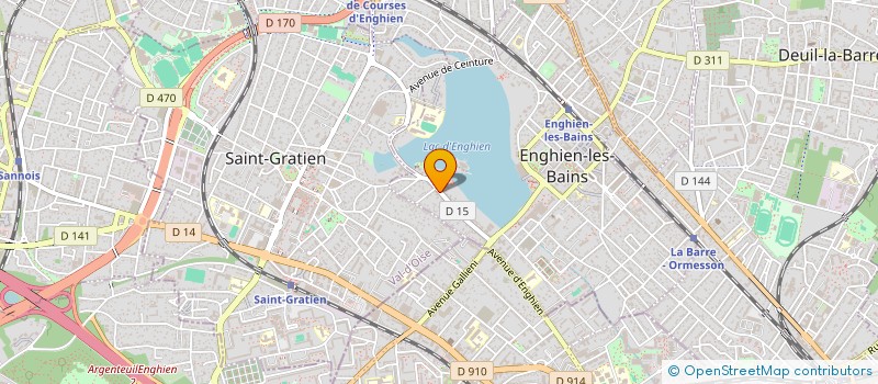 localisation de l'entreprise SCI DU LAC  ENGHIEN-LES-BAINS