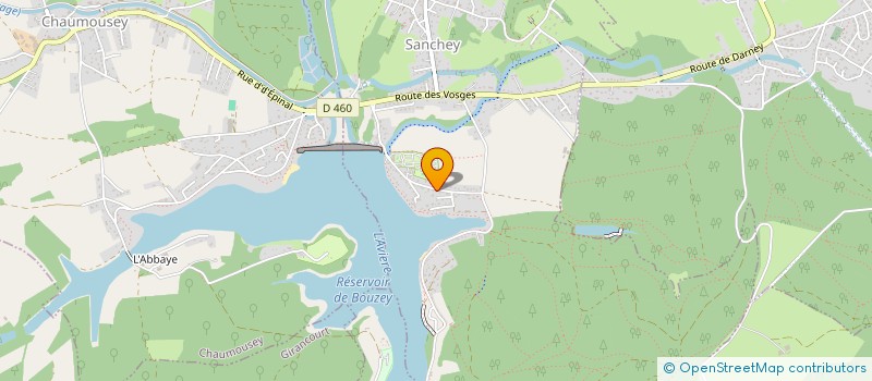 localisation de l'entreprise SCI DU LAC  SANCHEY